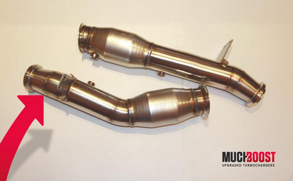 M276 Mercedes-Benz Downpipe De-Cat/Sport-Cat C43 AMG W205, E43 AMG W213, GLC43 AMG C253 - Image 3