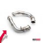 S63 BMW De-Cat Downpipe F07 GT, F10, F11, F12, 550i, 650i, 750i, X5, X6 N63, S63