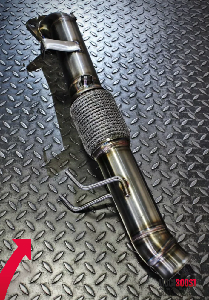 2.3 EcoBoost Custom De-Cat Downpipe Ford Focus MK3, Ford Mustang VI - Image 2