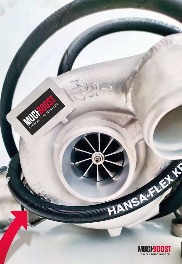 GTB2062VKLR Ball Bearing Hybrid Turbo vacuum converted and welded onto stock 1.9 2.0TDI - Image 2